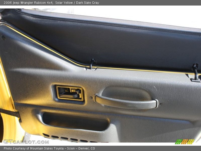 Solar Yellow / Dark Slate Gray 2006 Jeep Wrangler Rubicon 4x4
