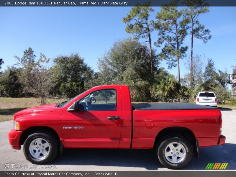 Flame Red / Dark Slate Gray 2005 Dodge Ram 1500 SLT Regular Cab