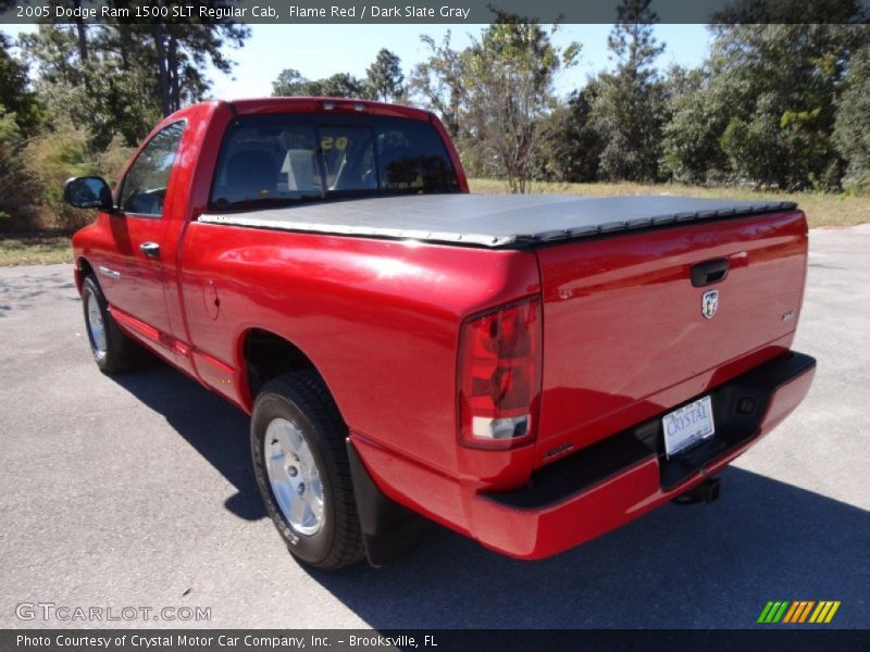 Flame Red / Dark Slate Gray 2005 Dodge Ram 1500 SLT Regular Cab
