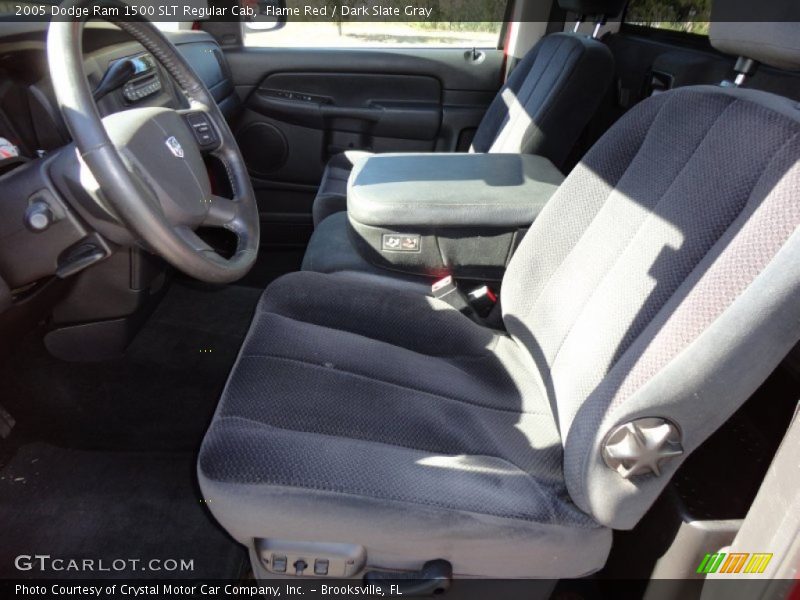 Flame Red / Dark Slate Gray 2005 Dodge Ram 1500 SLT Regular Cab