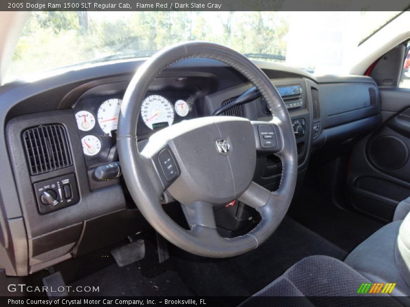 Flame Red / Dark Slate Gray 2005 Dodge Ram 1500 SLT Regular Cab