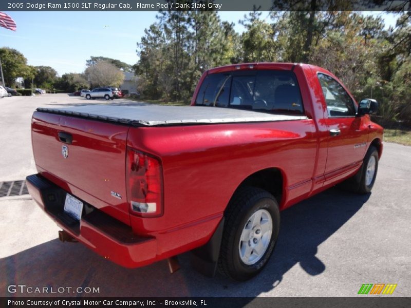 Flame Red / Dark Slate Gray 2005 Dodge Ram 1500 SLT Regular Cab