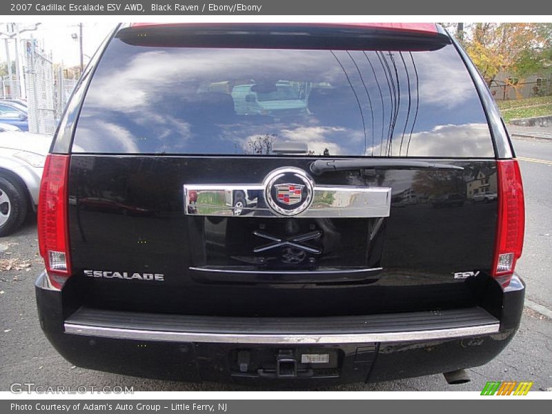 Black Raven / Ebony/Ebony 2007 Cadillac Escalade ESV AWD