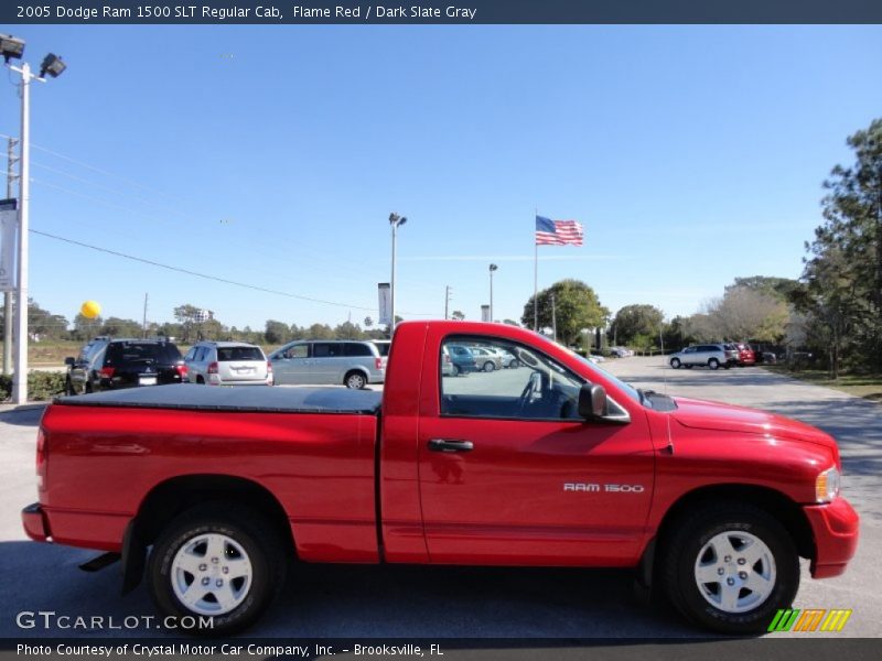 Flame Red / Dark Slate Gray 2005 Dodge Ram 1500 SLT Regular Cab