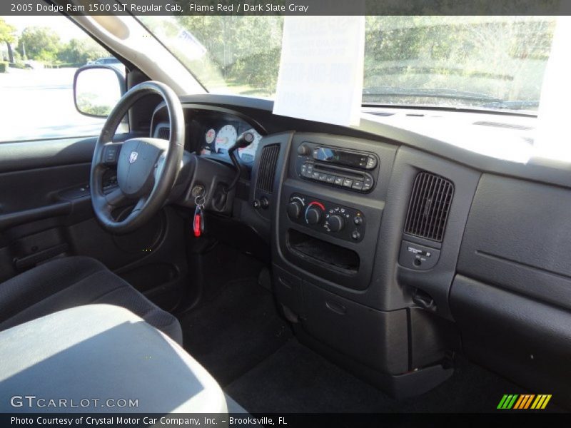 Flame Red / Dark Slate Gray 2005 Dodge Ram 1500 SLT Regular Cab
