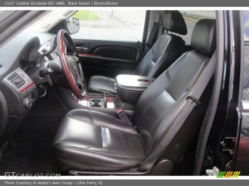 Black Raven / Ebony/Ebony 2007 Cadillac Escalade ESV AWD