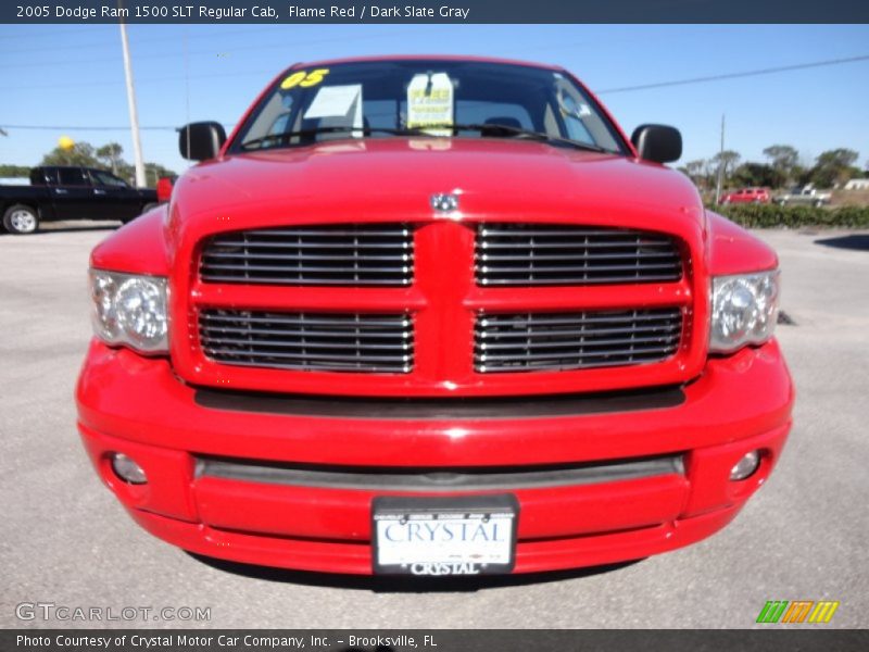 Flame Red / Dark Slate Gray 2005 Dodge Ram 1500 SLT Regular Cab