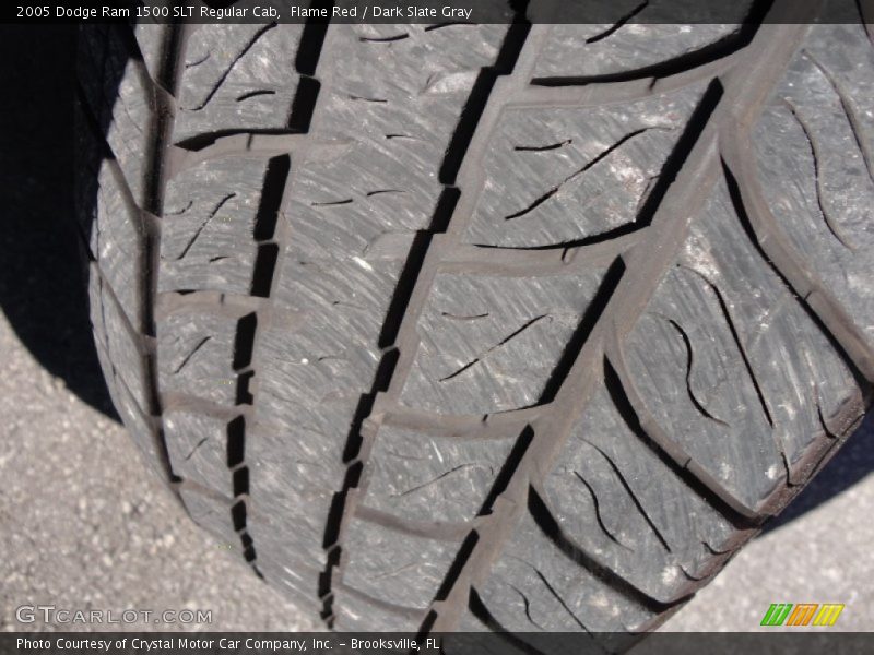 Flame Red / Dark Slate Gray 2005 Dodge Ram 1500 SLT Regular Cab