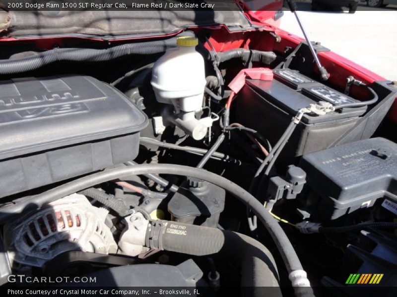 Flame Red / Dark Slate Gray 2005 Dodge Ram 1500 SLT Regular Cab
