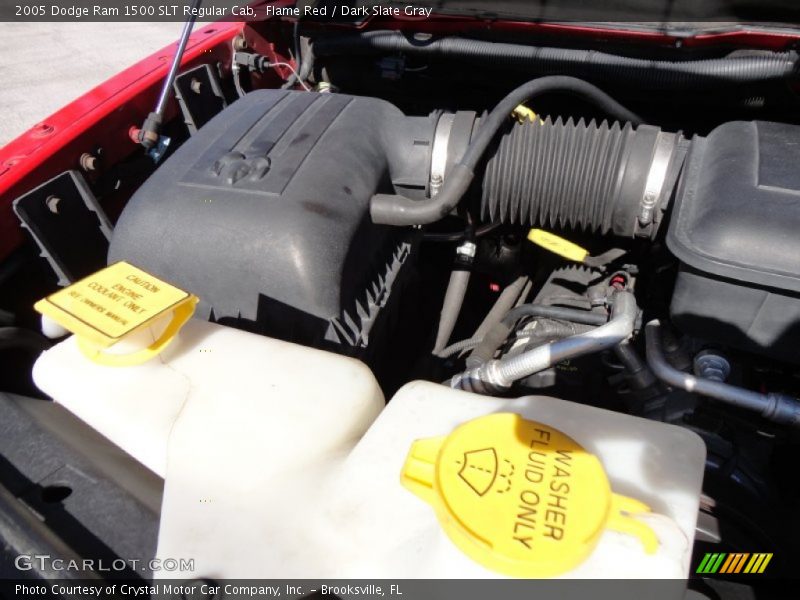 Flame Red / Dark Slate Gray 2005 Dodge Ram 1500 SLT Regular Cab