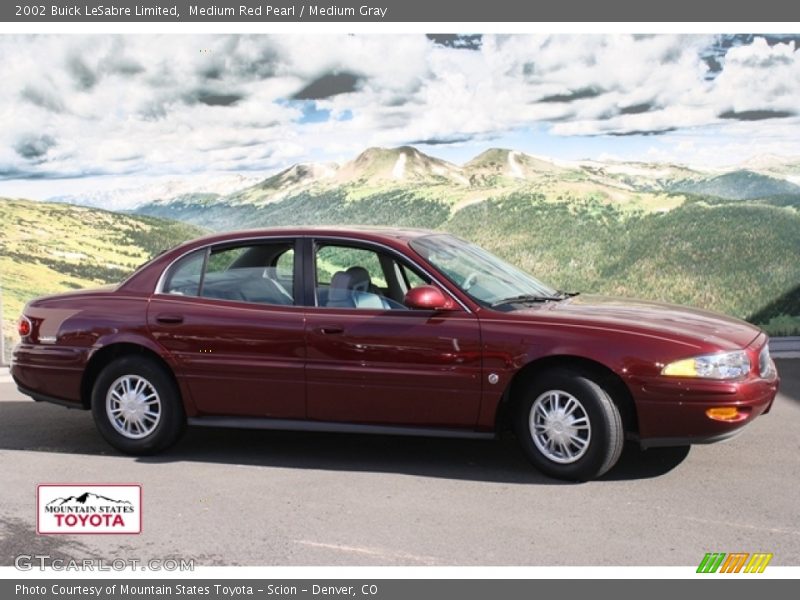 Medium Red Pearl / Medium Gray 2002 Buick LeSabre Limited