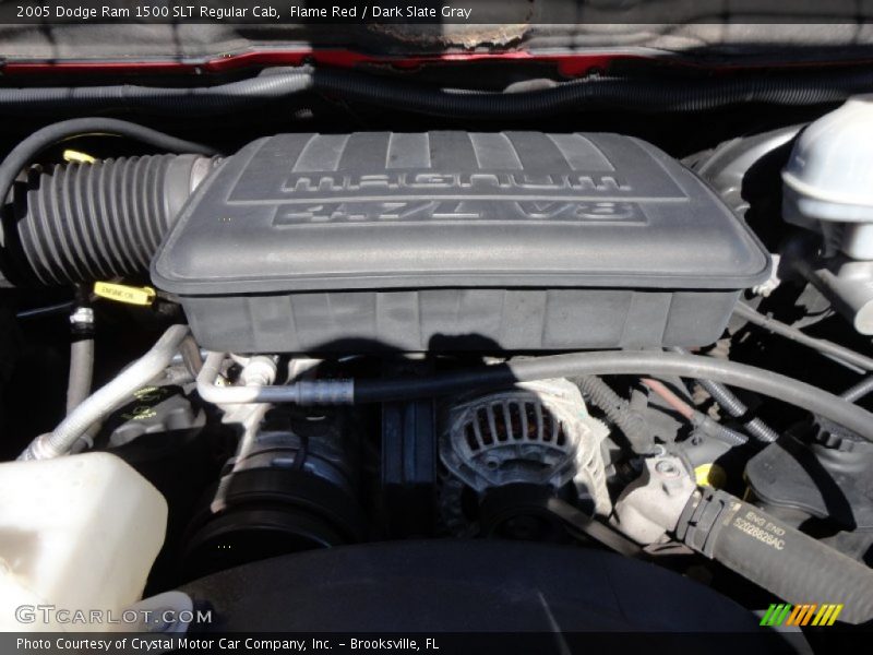Flame Red / Dark Slate Gray 2005 Dodge Ram 1500 SLT Regular Cab