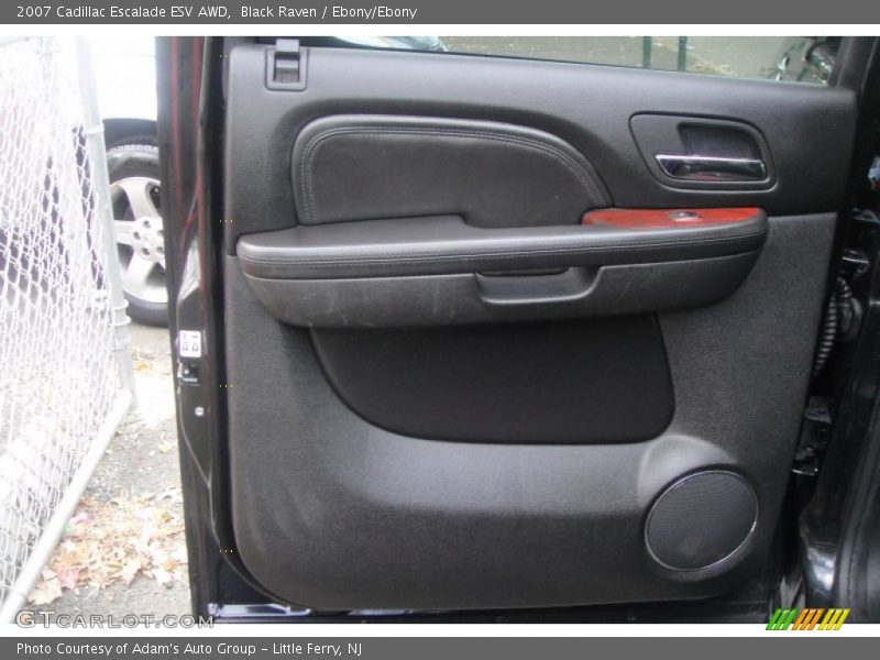 Black Raven / Ebony/Ebony 2007 Cadillac Escalade ESV AWD