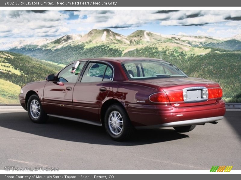 Medium Red Pearl / Medium Gray 2002 Buick LeSabre Limited