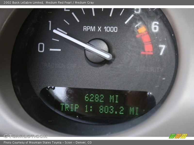 Medium Red Pearl / Medium Gray 2002 Buick LeSabre Limited