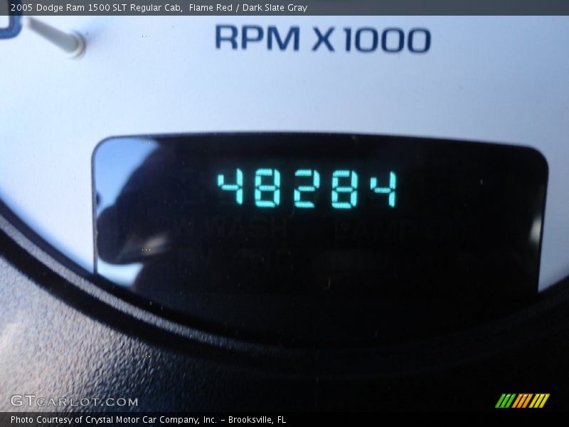 Flame Red / Dark Slate Gray 2005 Dodge Ram 1500 SLT Regular Cab