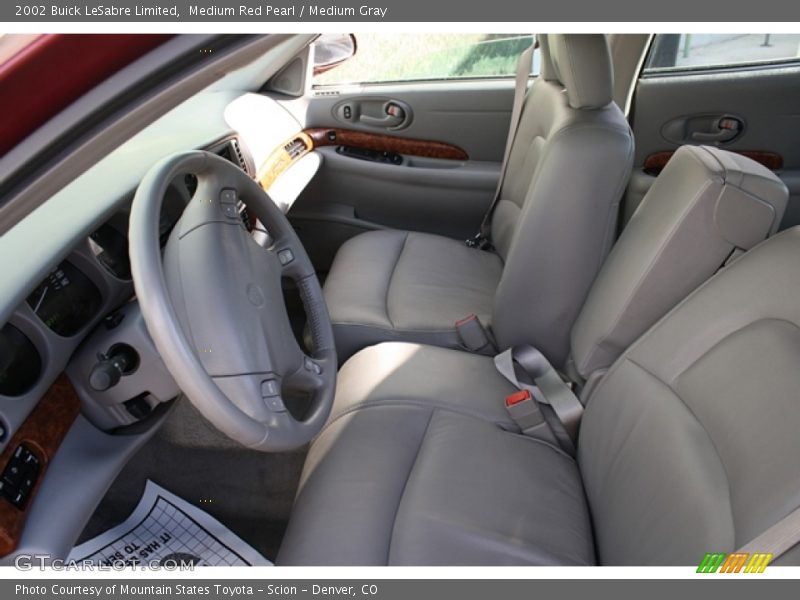 Medium Red Pearl / Medium Gray 2002 Buick LeSabre Limited