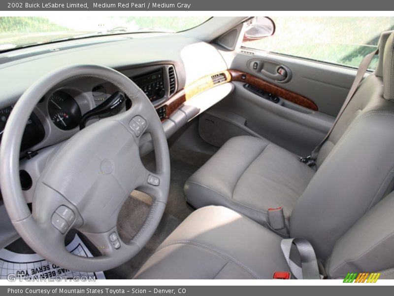 Medium Red Pearl / Medium Gray 2002 Buick LeSabre Limited