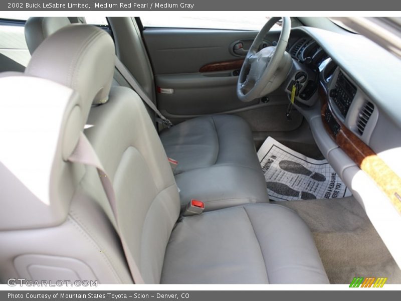Medium Red Pearl / Medium Gray 2002 Buick LeSabre Limited