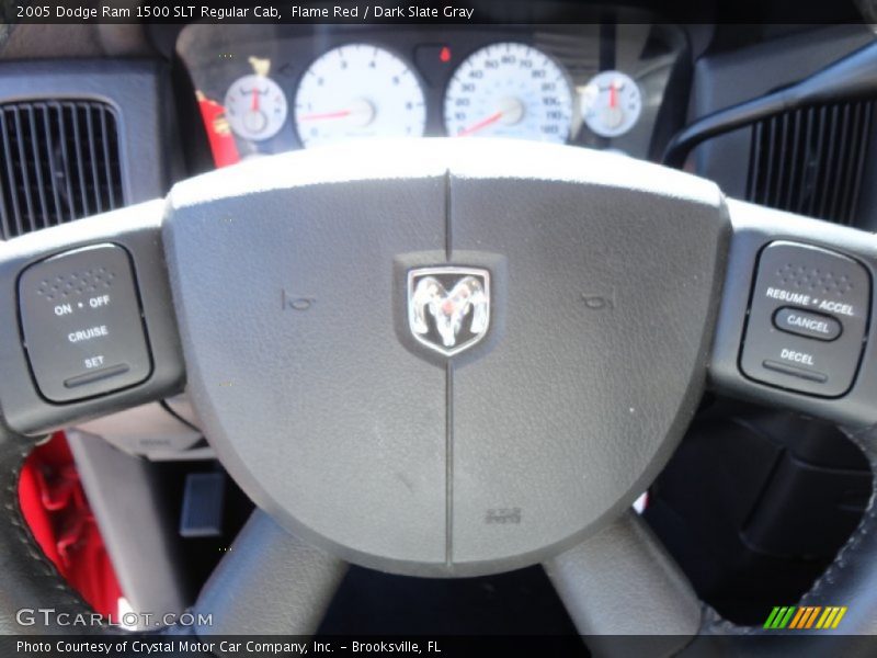 Flame Red / Dark Slate Gray 2005 Dodge Ram 1500 SLT Regular Cab