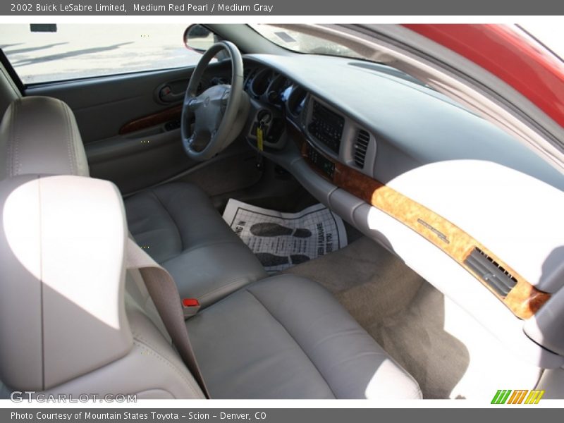 Medium Red Pearl / Medium Gray 2002 Buick LeSabre Limited