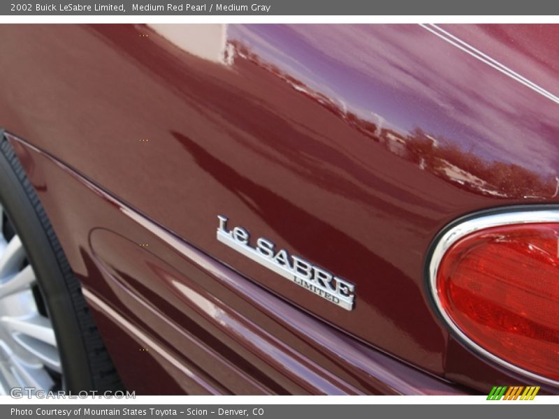 Medium Red Pearl / Medium Gray 2002 Buick LeSabre Limited