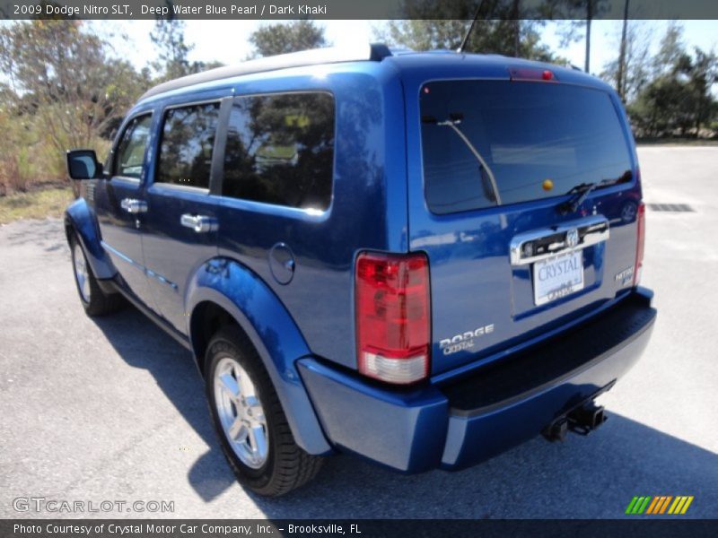 Deep Water Blue Pearl / Dark Khaki 2009 Dodge Nitro SLT