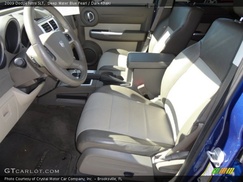 Deep Water Blue Pearl / Dark Khaki 2009 Dodge Nitro SLT