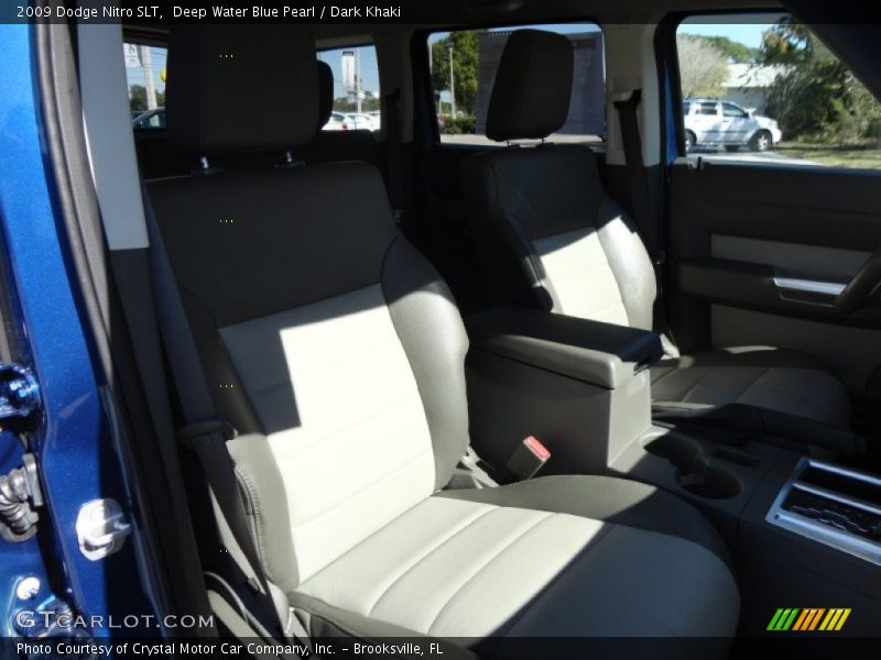 Deep Water Blue Pearl / Dark Khaki 2009 Dodge Nitro SLT