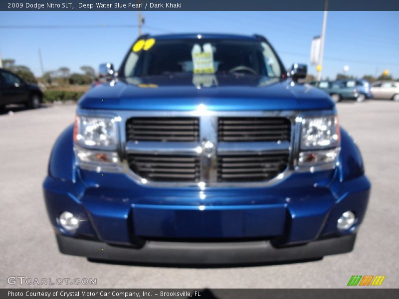 Deep Water Blue Pearl / Dark Khaki 2009 Dodge Nitro SLT