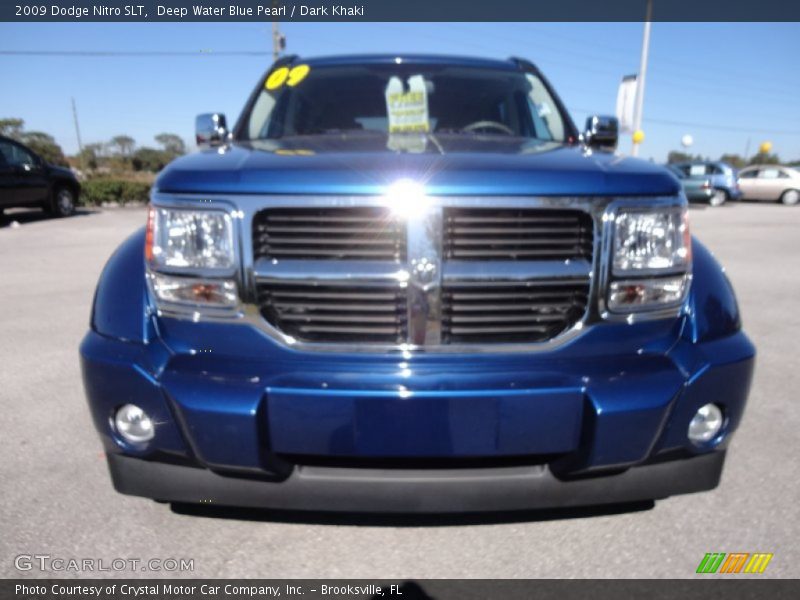 Deep Water Blue Pearl / Dark Khaki 2009 Dodge Nitro SLT