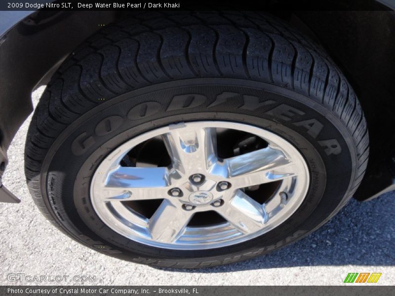 Deep Water Blue Pearl / Dark Khaki 2009 Dodge Nitro SLT