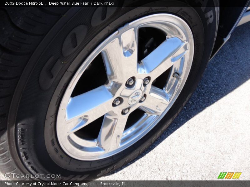 Deep Water Blue Pearl / Dark Khaki 2009 Dodge Nitro SLT