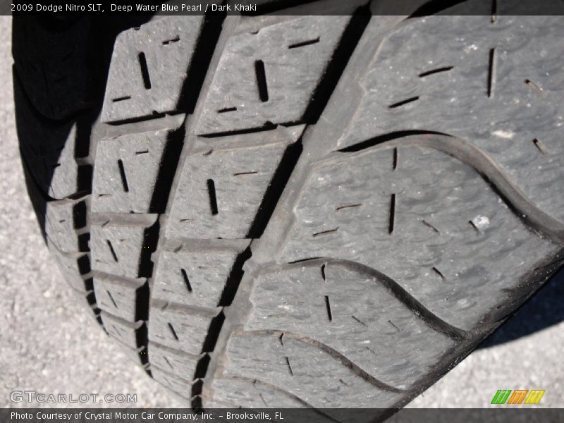 Deep Water Blue Pearl / Dark Khaki 2009 Dodge Nitro SLT