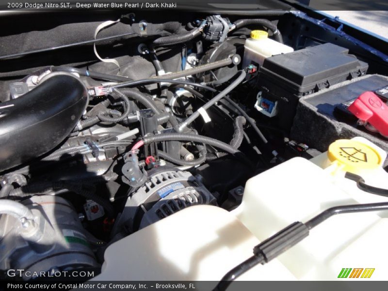 Deep Water Blue Pearl / Dark Khaki 2009 Dodge Nitro SLT