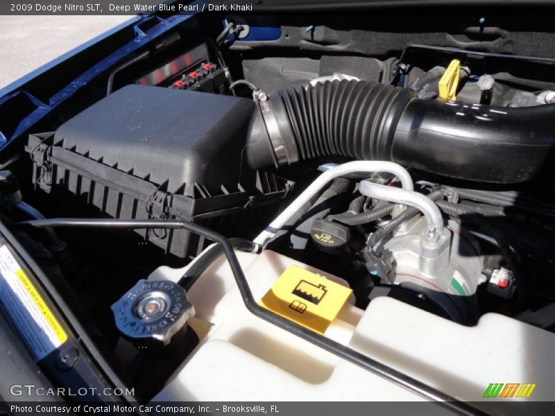 Deep Water Blue Pearl / Dark Khaki 2009 Dodge Nitro SLT
