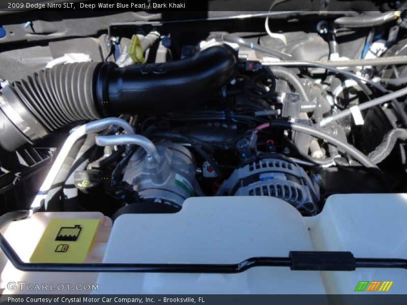 Deep Water Blue Pearl / Dark Khaki 2009 Dodge Nitro SLT
