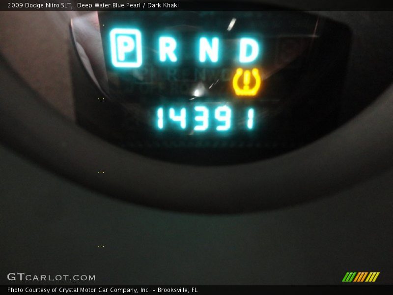 Deep Water Blue Pearl / Dark Khaki 2009 Dodge Nitro SLT
