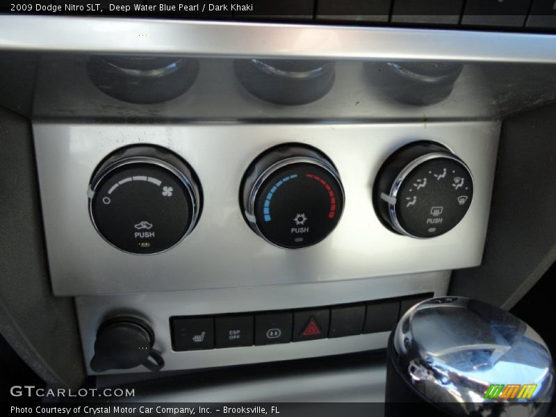 Deep Water Blue Pearl / Dark Khaki 2009 Dodge Nitro SLT