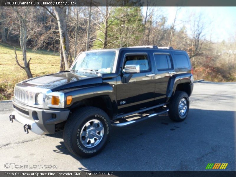 Black / Ebony Black 2008 Hummer H3 X