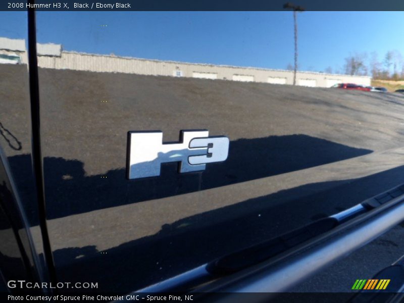 Black / Ebony Black 2008 Hummer H3 X