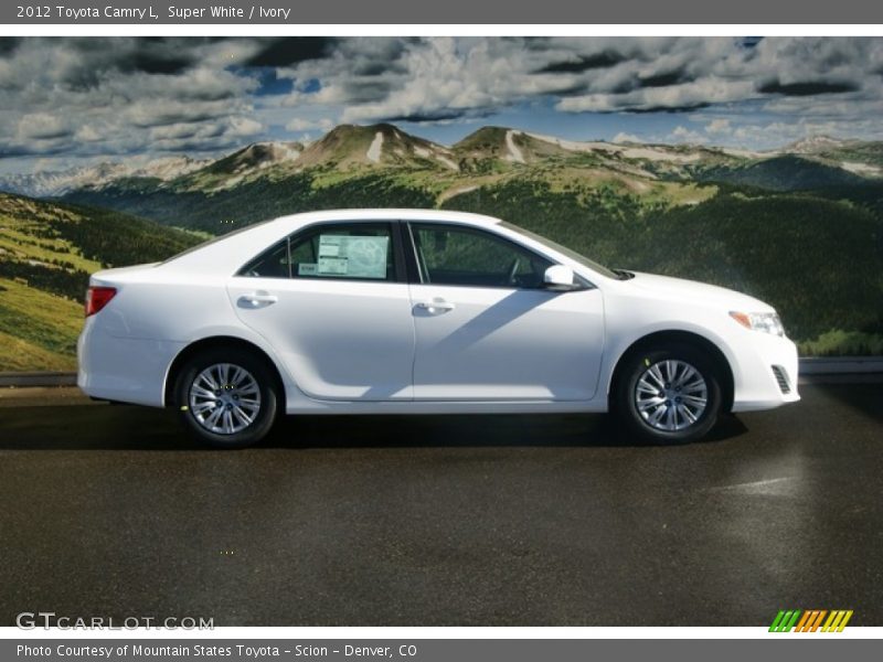 Super White / Ivory 2012 Toyota Camry L