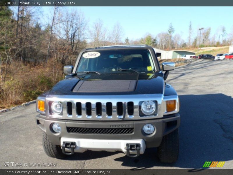Black / Ebony Black 2008 Hummer H3 X