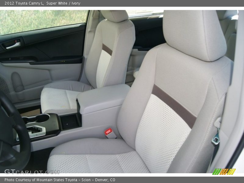 Super White / Ivory 2012 Toyota Camry L