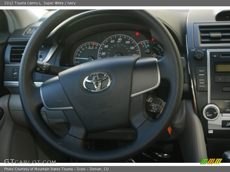 Super White / Ivory 2012 Toyota Camry L