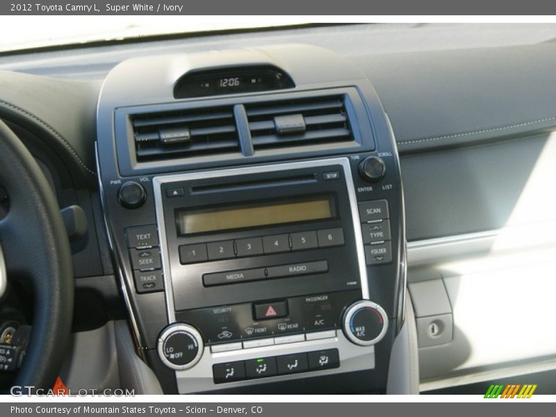 Super White / Ivory 2012 Toyota Camry L