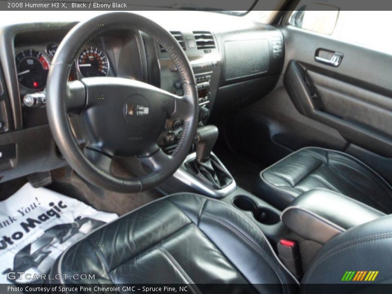 Black / Ebony Black 2008 Hummer H3 X