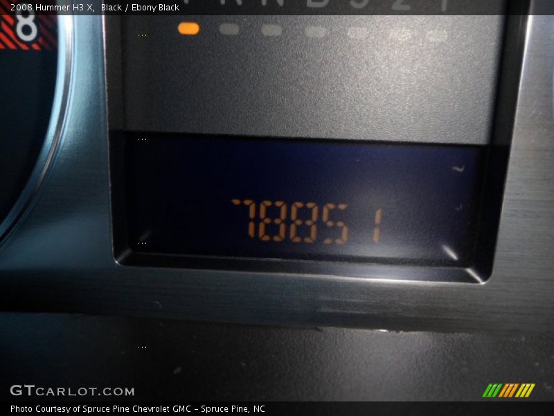 Black / Ebony Black 2008 Hummer H3 X