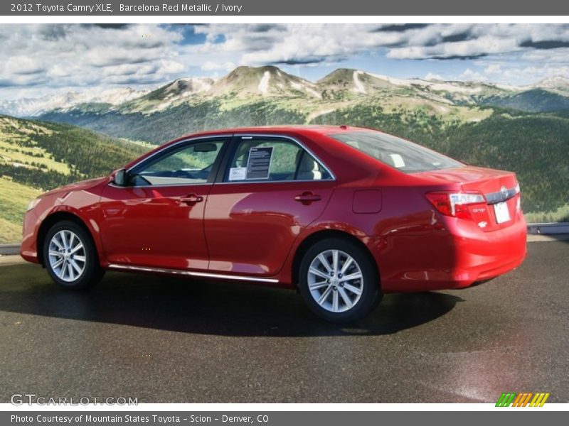 Barcelona Red Metallic / Ivory 2012 Toyota Camry XLE