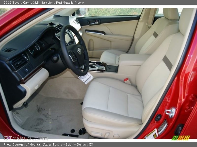 Barcelona Red Metallic / Ivory 2012 Toyota Camry XLE
